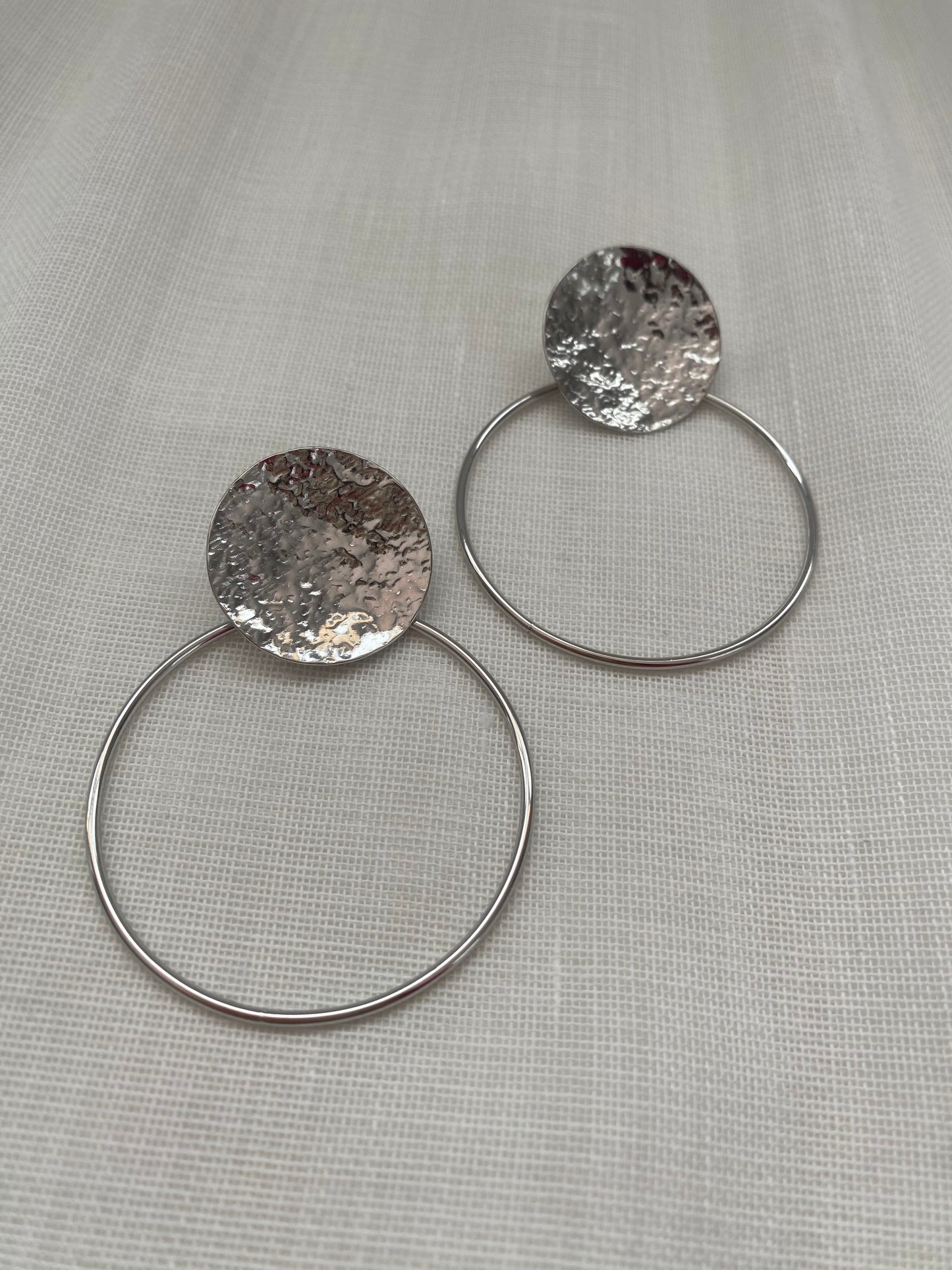 Pendientes medalla colgante