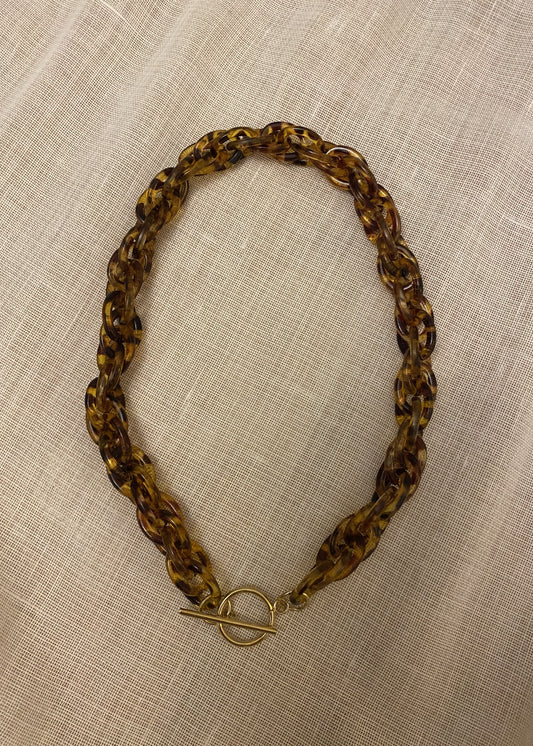 Collar Cadena Leopard