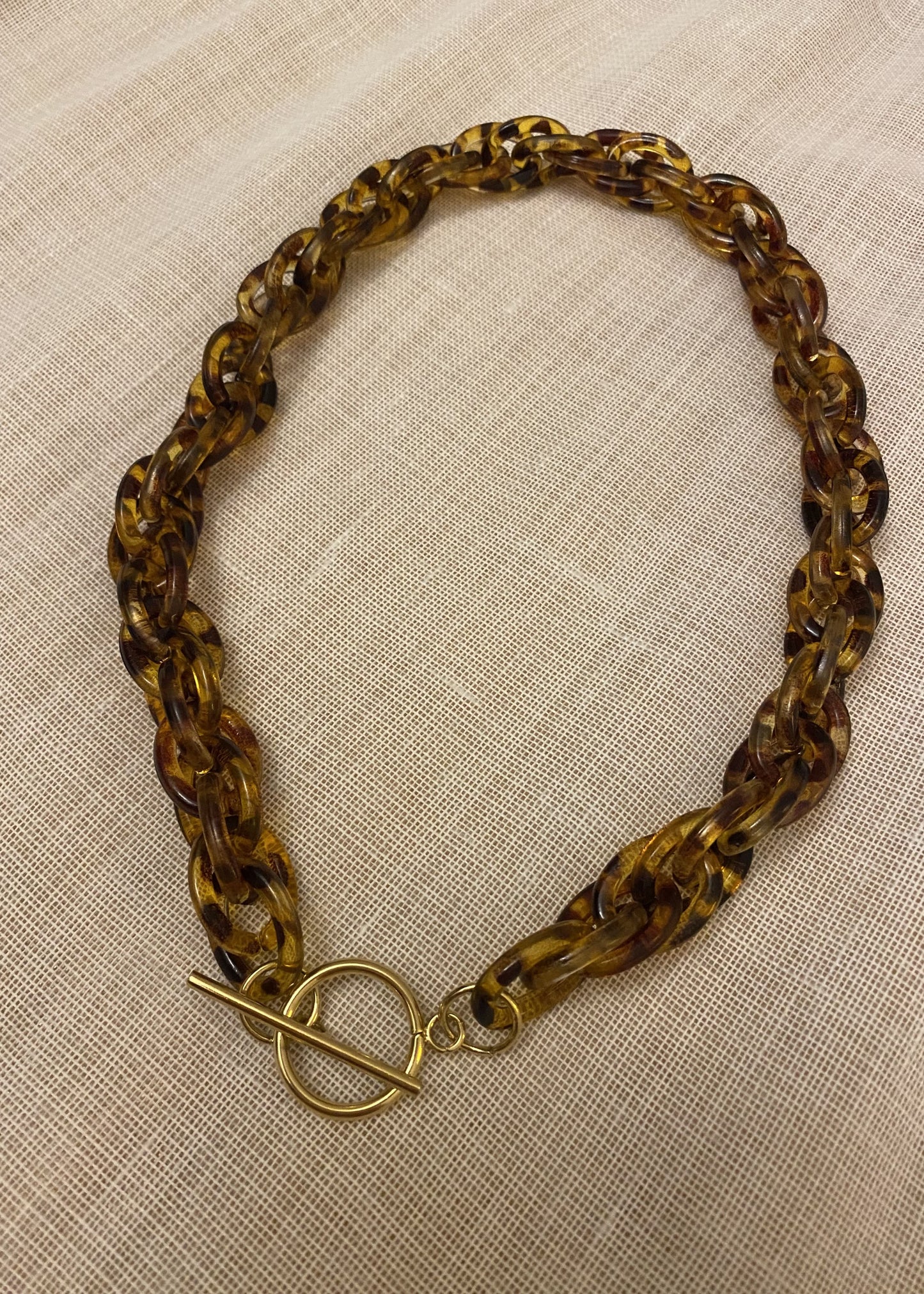 Collar Cadena Leopard