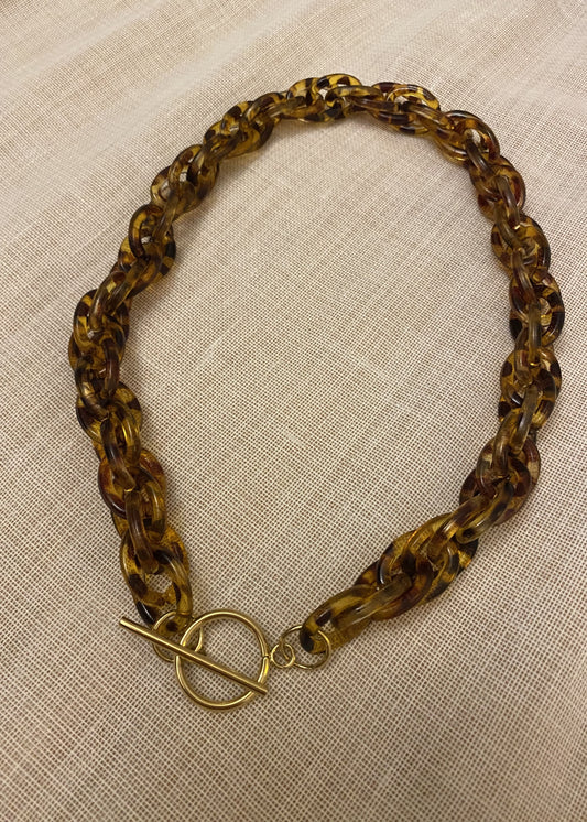 Collar Cadena Leopard