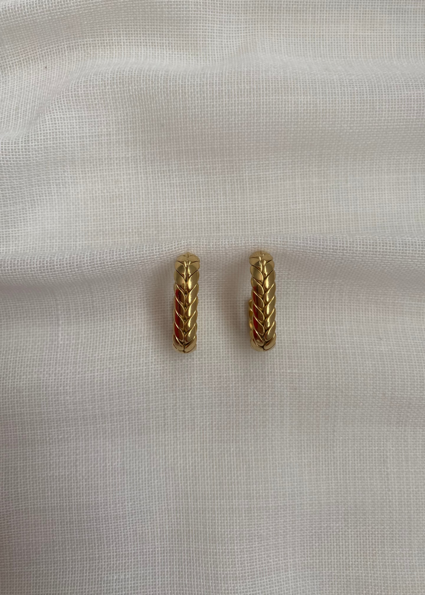 Pendientes trenza